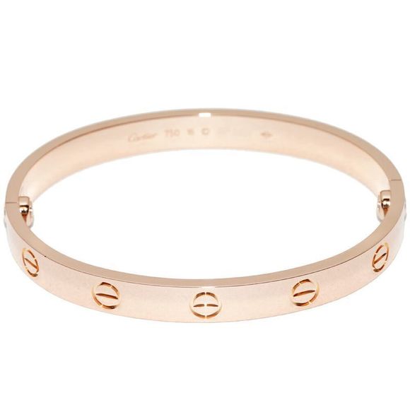 Cartier Bracelet Bangle 18K Pink Gold Love Bracelet